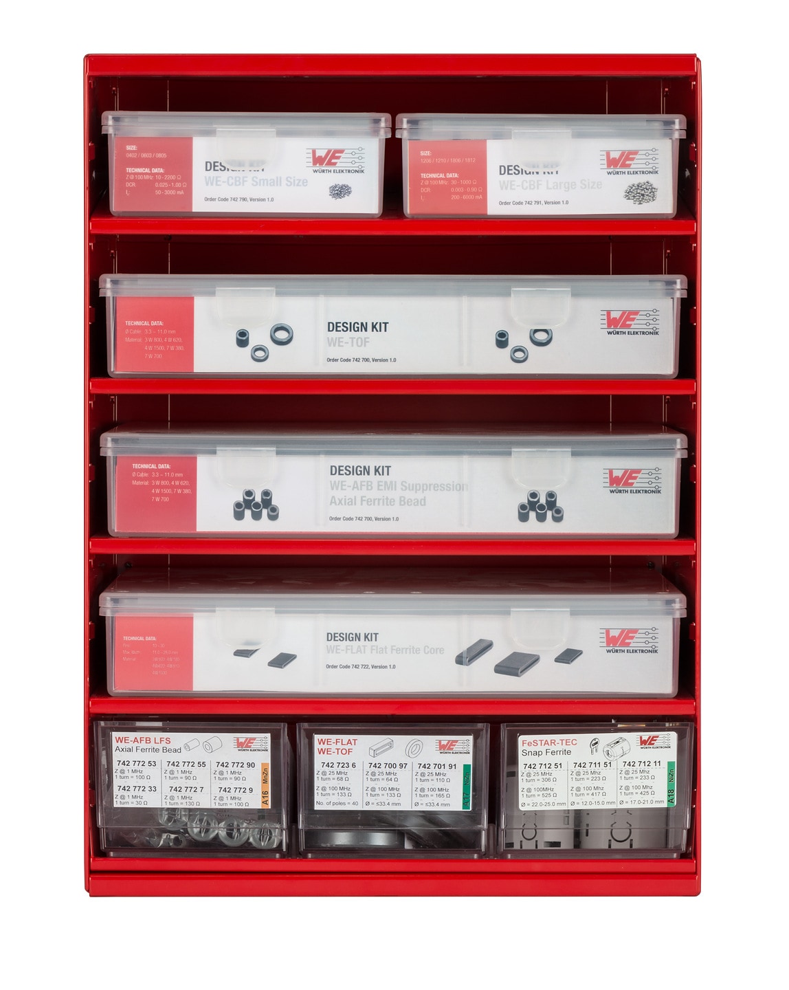 AlphaRack EMC Ferrites Passive Components Würth Elektronik
